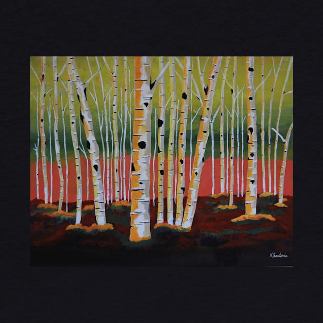 THE Birch Forest Landscape Painting by SartorisArt1